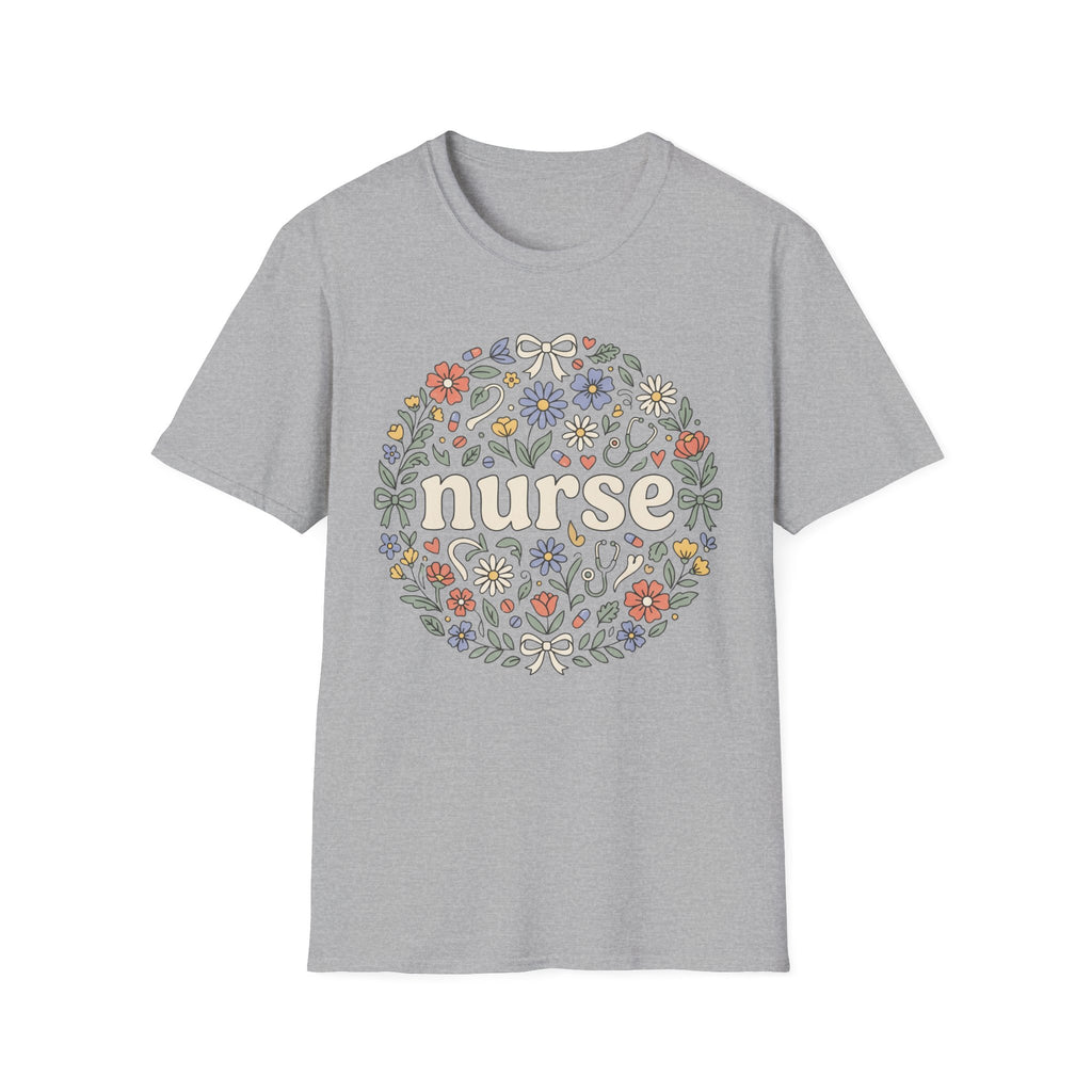 NURSE with flowers