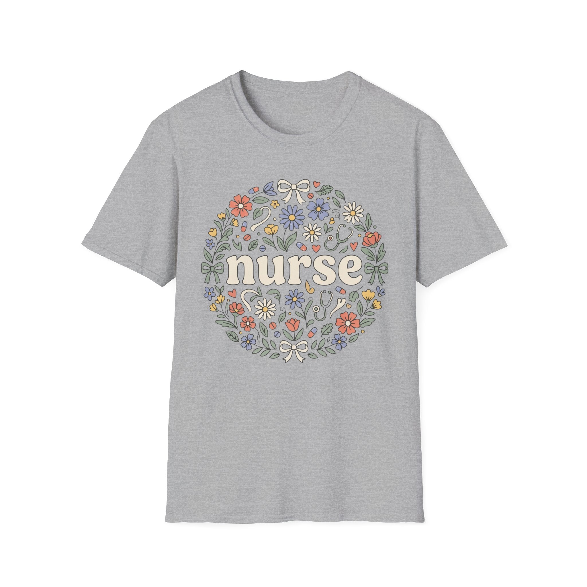 NURSE with flowers