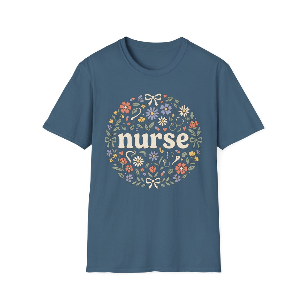 NURSE with flowers
