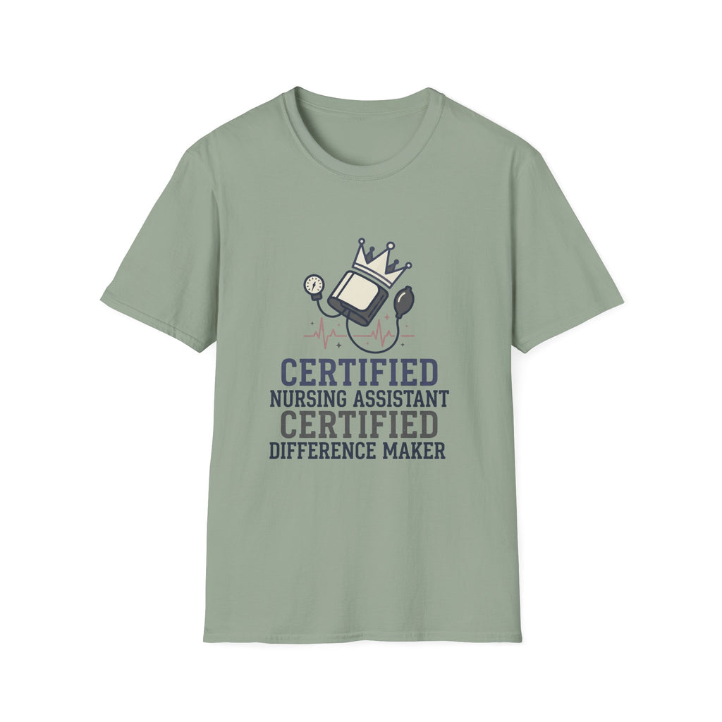 Certified Nursing Assistant Certified Difference Maker T-shirt