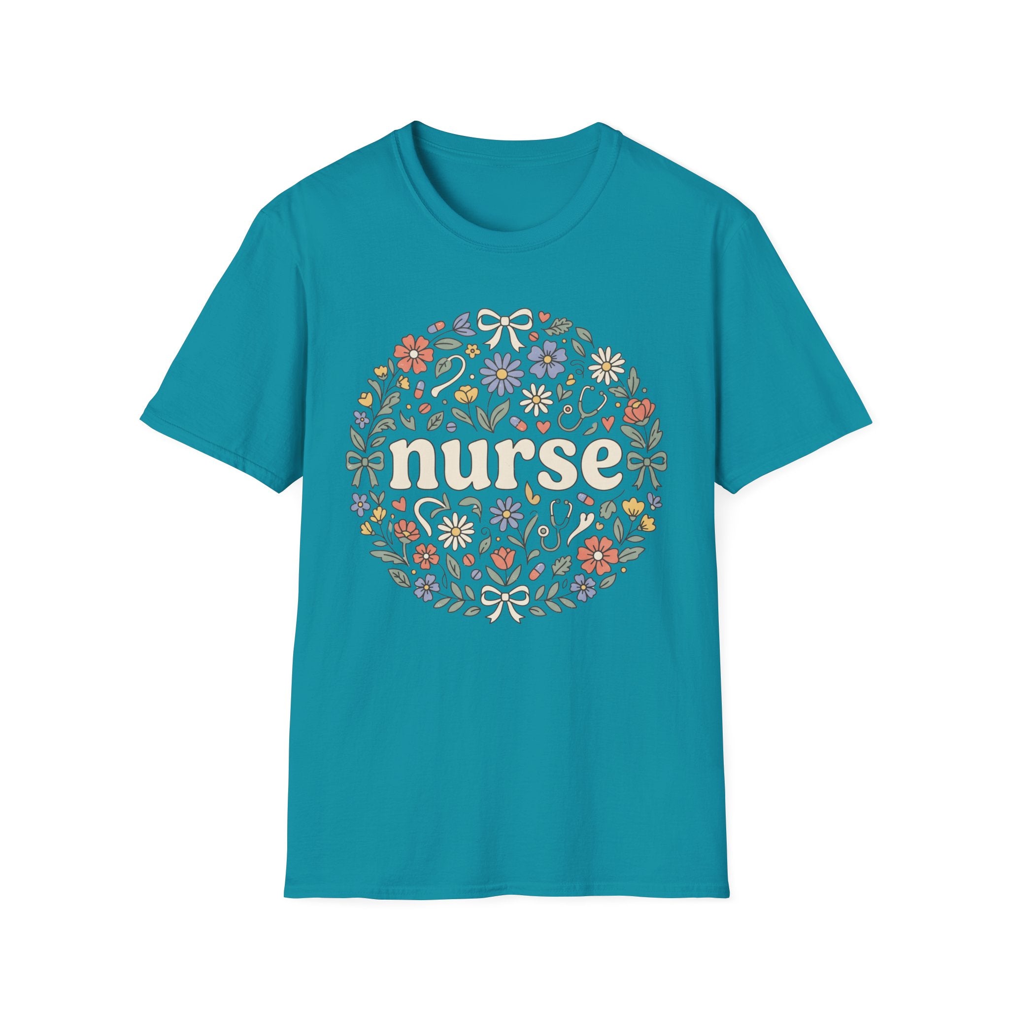 NURSE with flowers