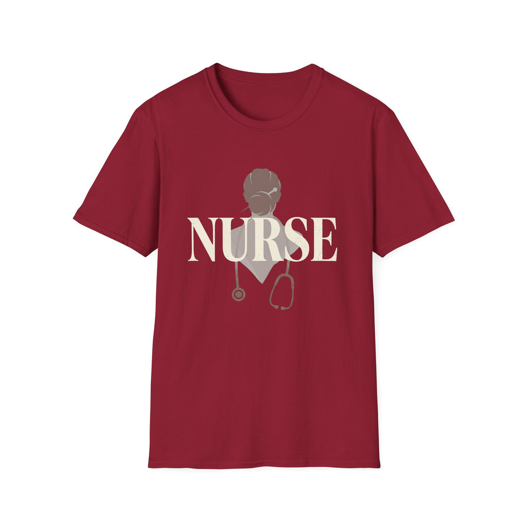 NURSE with hair in a bun