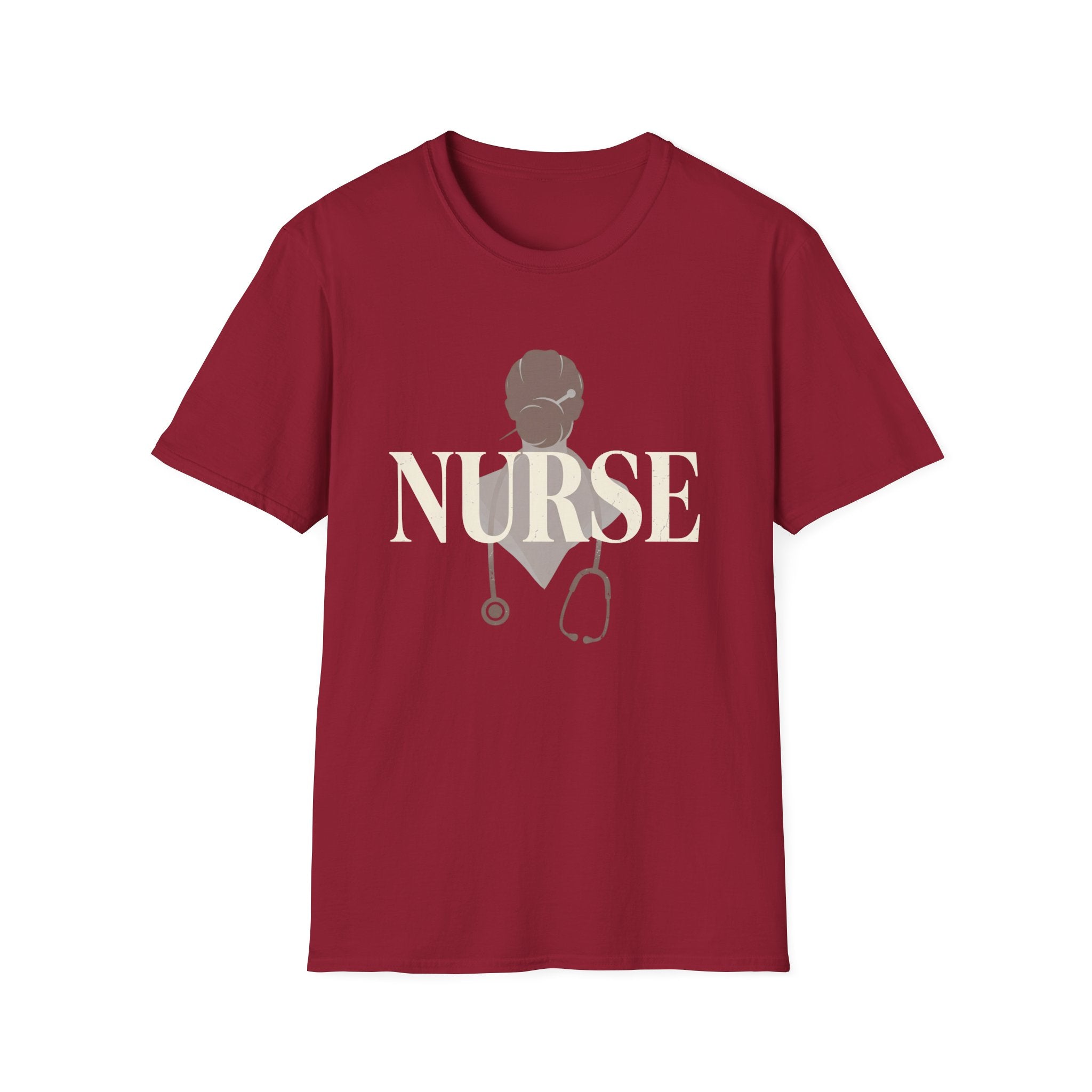 NURSE with hair in a bun