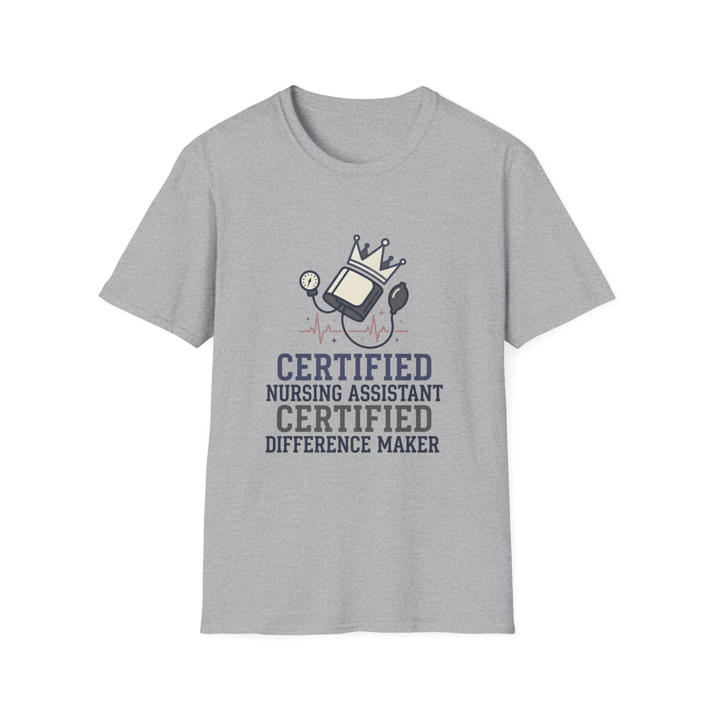 Certified Nursing Assistant Certified Difference Maker T-shirt