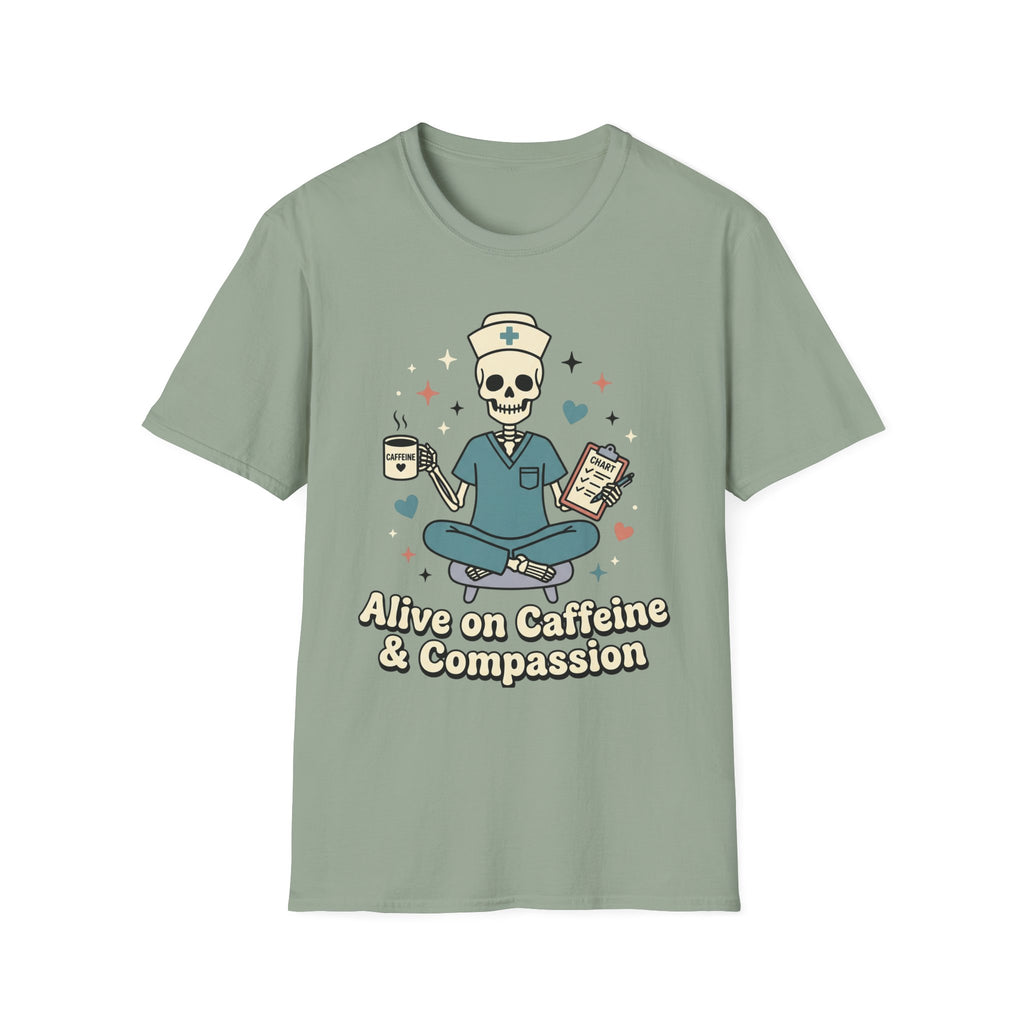 Alive on Caffeine and Compassion T-Shirt