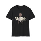 NURSE with hair in a bun
