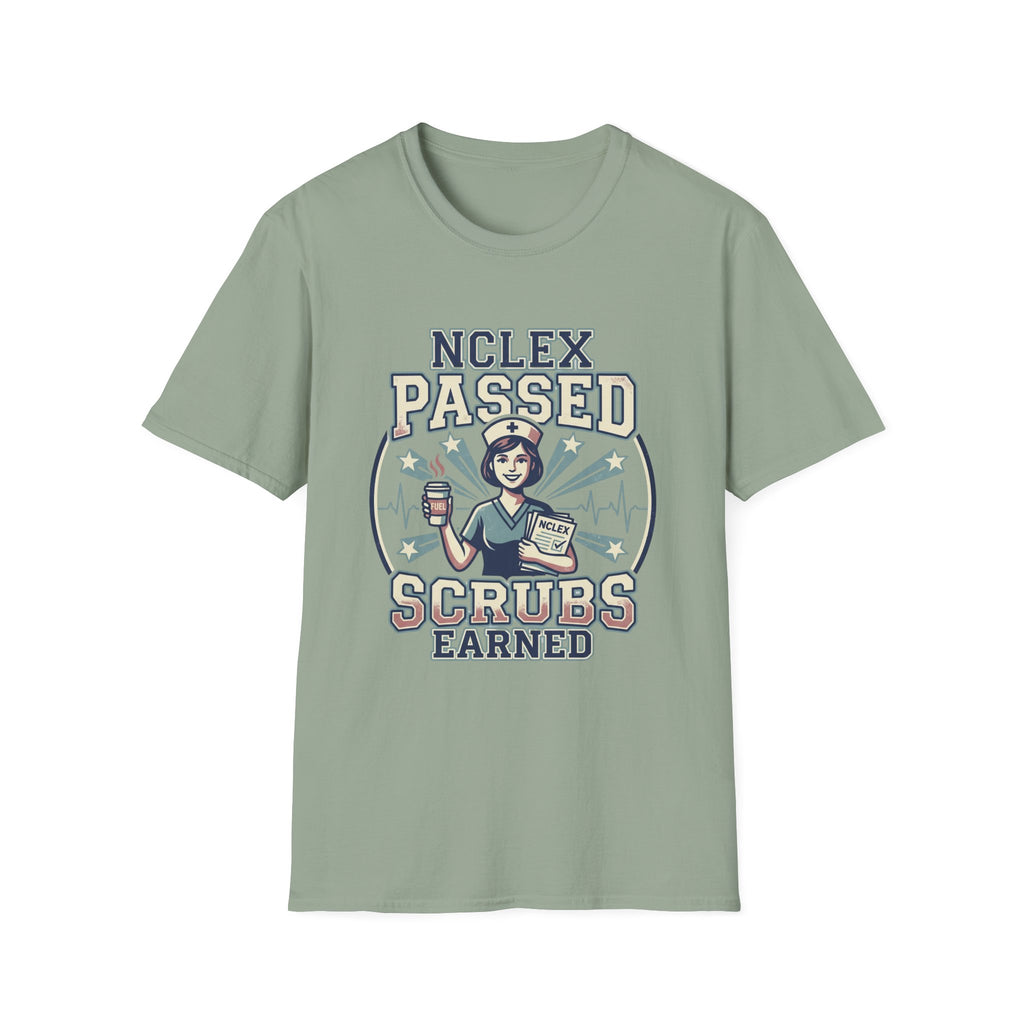 NCLEX Passed Scrubs Earned