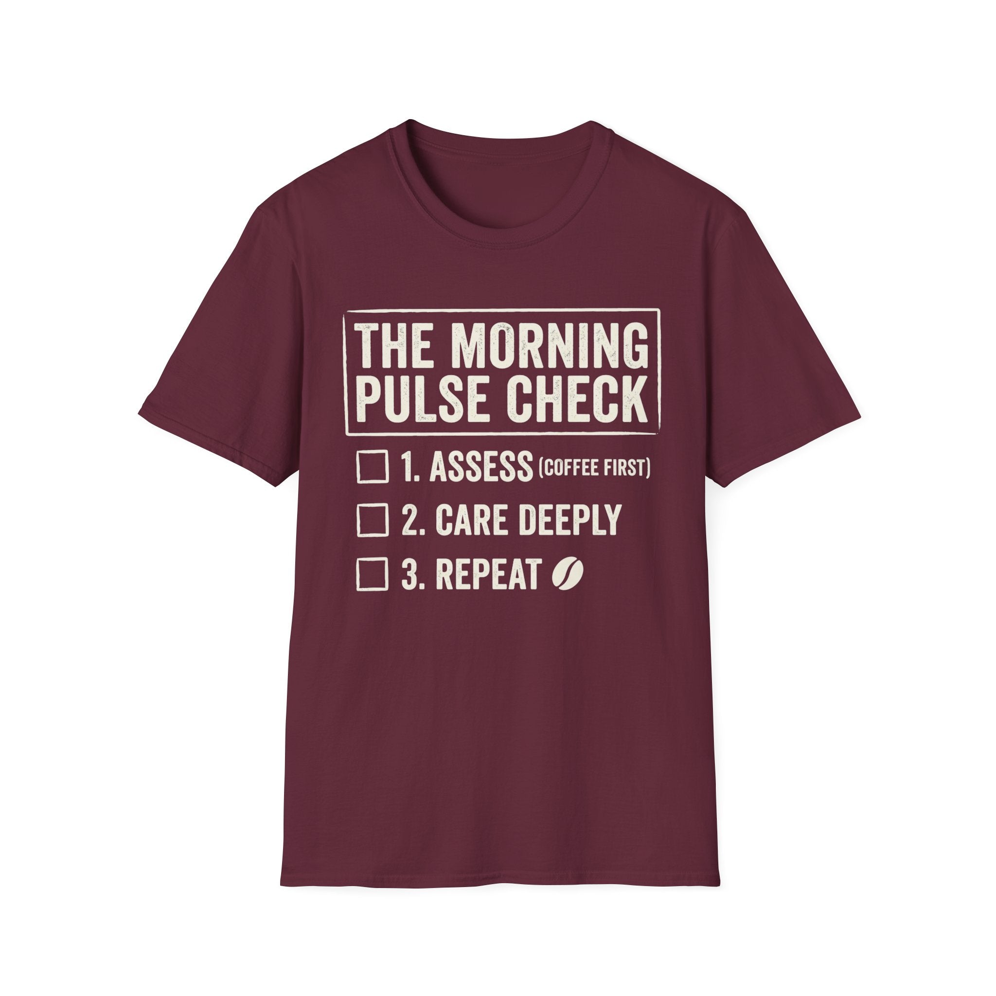 THE MORNING PULSE CHECK T shirt
