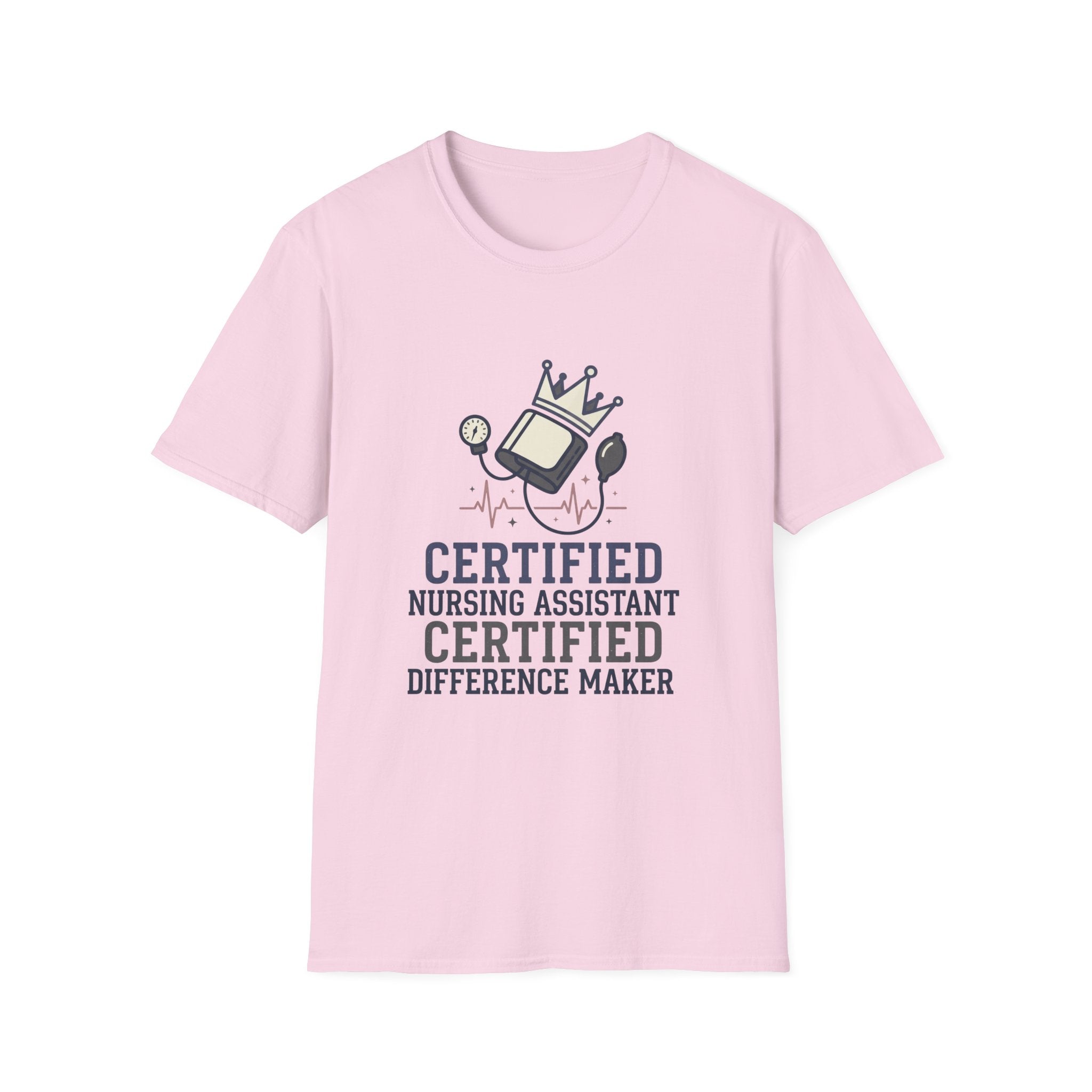 Certified Nursing Assistant Certified Difference Maker T-shirt