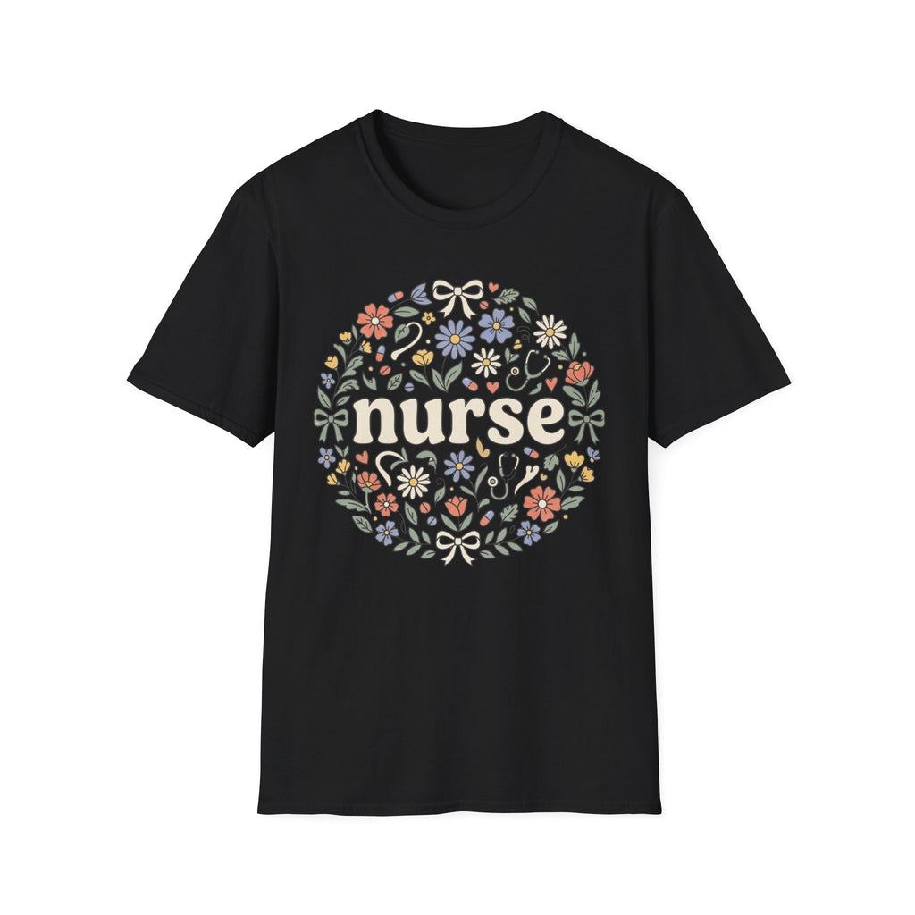 NURSE with flowers
