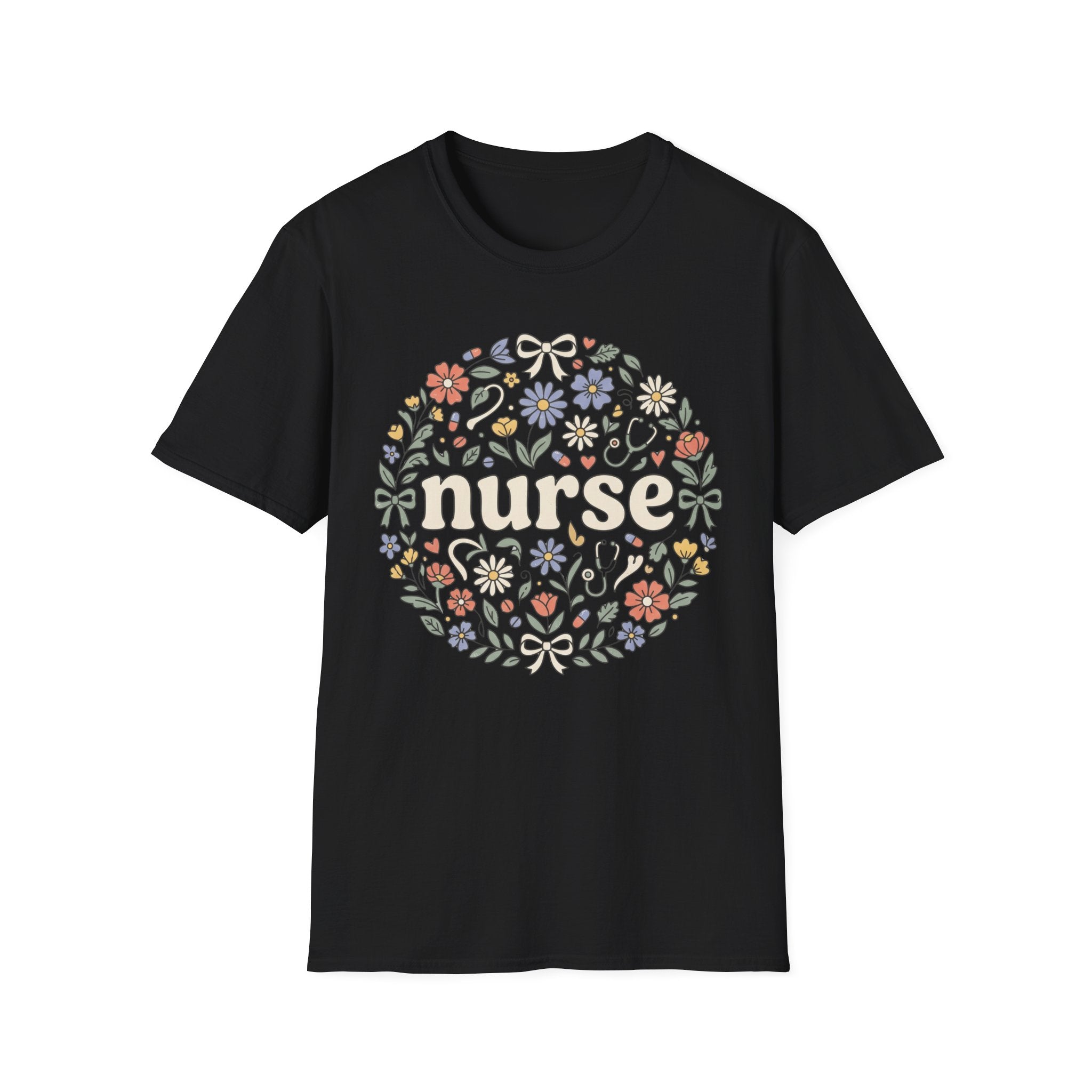 NURSE with flowers