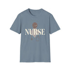 NURSE with hair in a bun