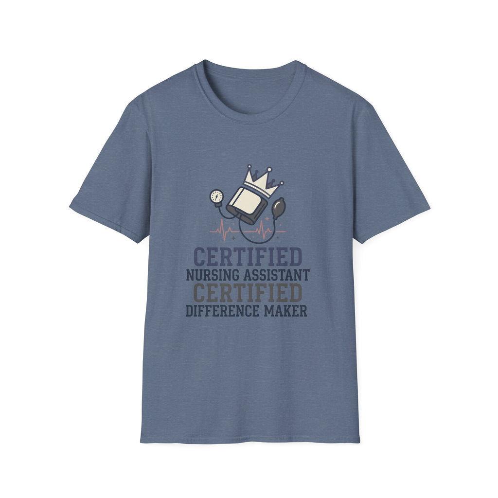 Certified Nursing Assistant Certified Difference Maker T-shirt