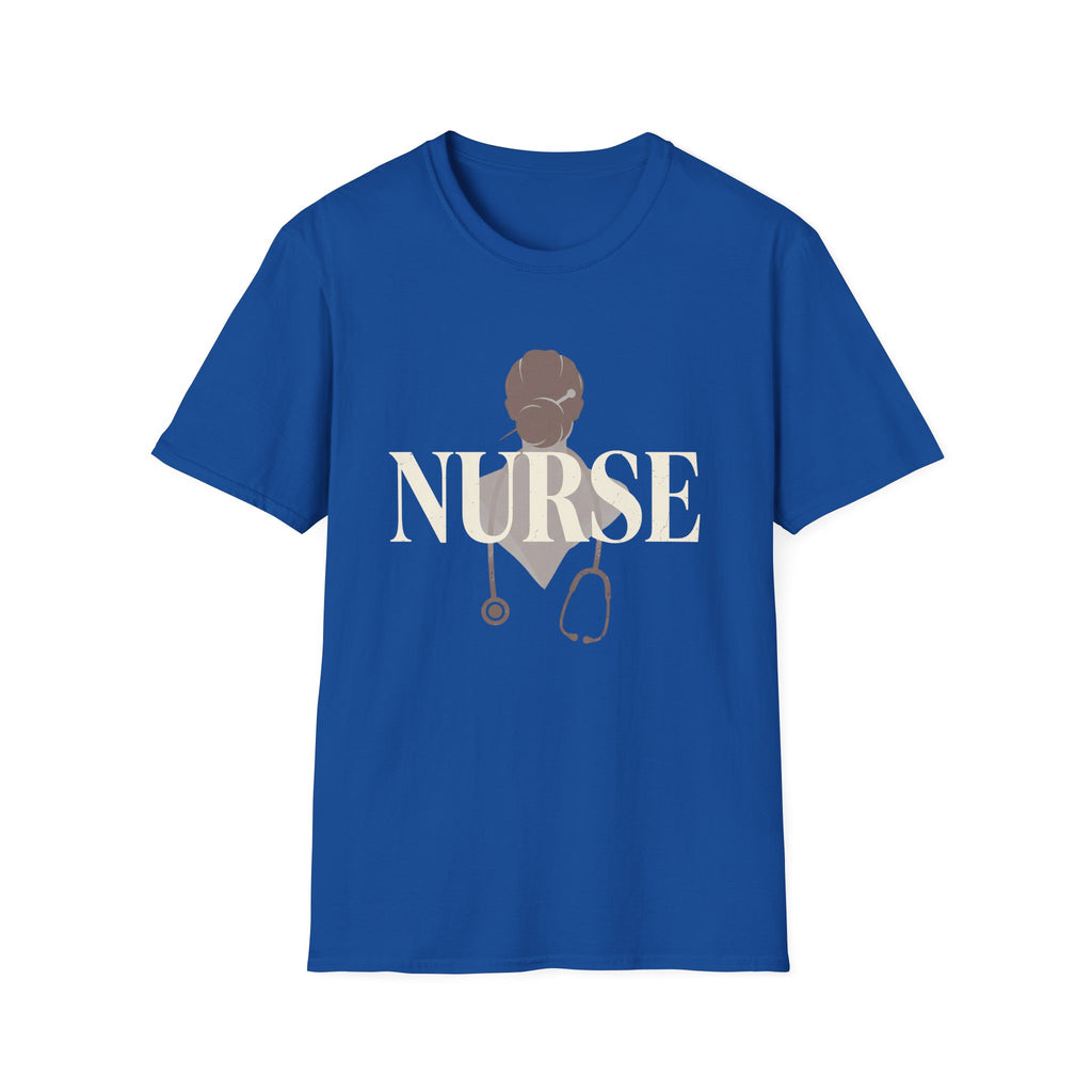 NURSE with hair in a bun