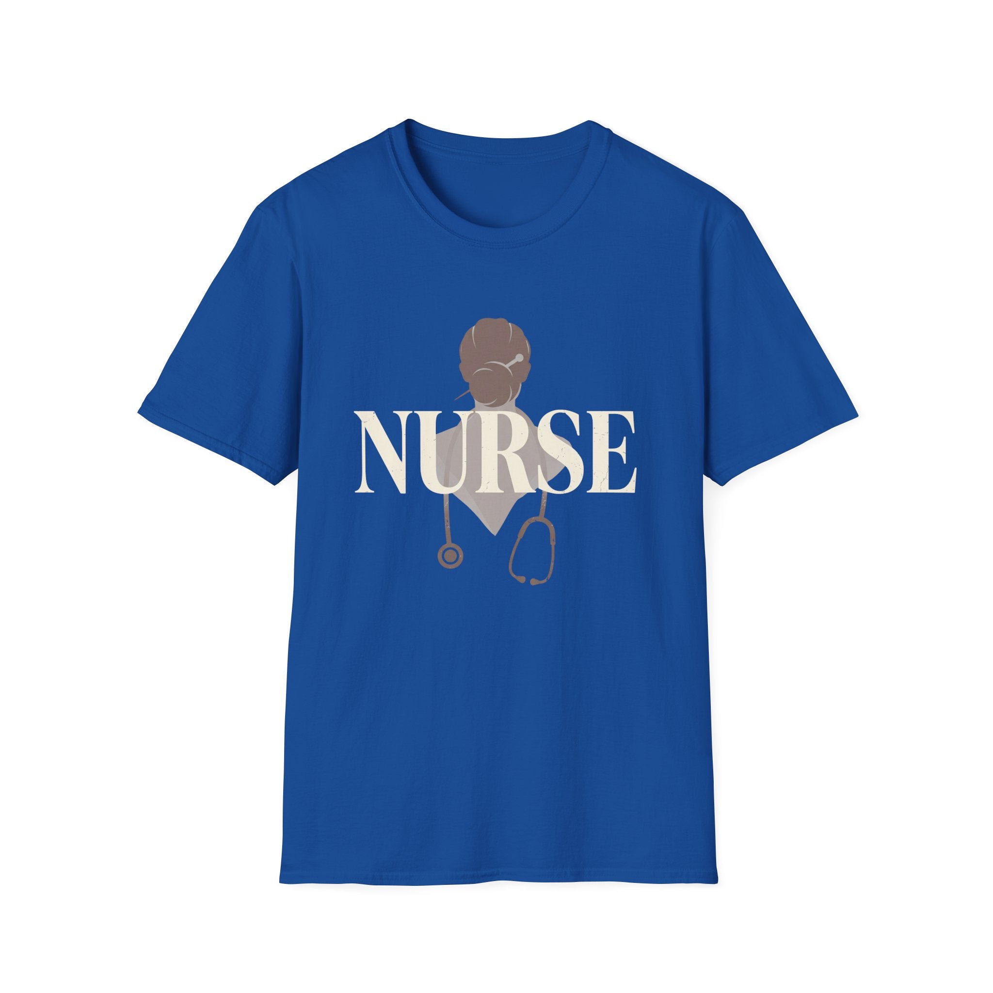 NURSE with hair in a bun